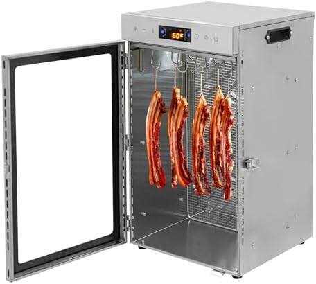 Food Dehydrator, 24.5-Quart Stainless Steel Biltong Box