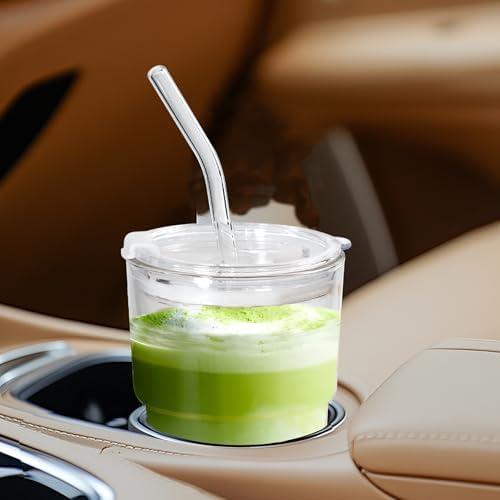 Matcha Cup Iced Coffee Tumbler, 15 oz, Set of 2