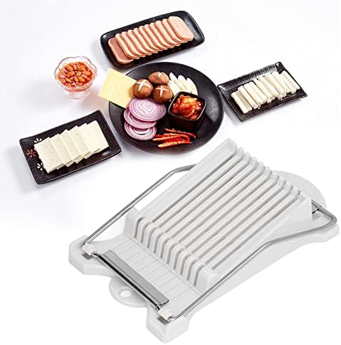Luncheon Meat Slicer, Ham Boiled Egg Cutter Stainless Steel Wire