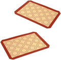 P&P CHEF 9.7 Inch Silicone Baking Mat, 2Pcs Non-stick Silicone Oven
