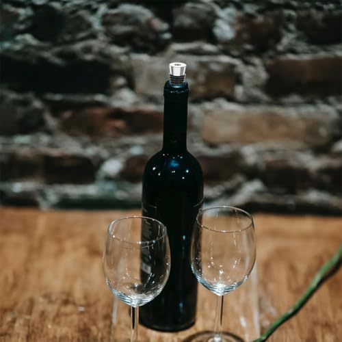 VOSAREA Reusable Wine Vacuum Stopper and Cork Wine Bottle Sealer Set