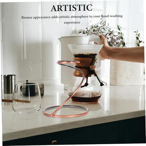 Coffee Filter Holder Iron Pour-over Dripper Stand Xmas Home Use