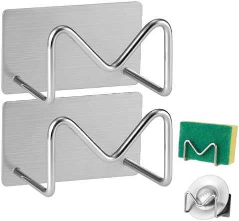 Luckyiren 2-Pack Stainless Steel Sponge Holders