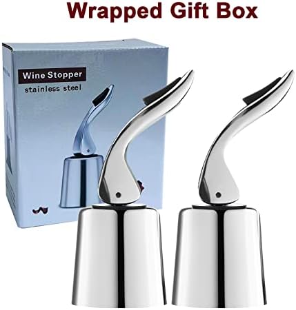 Wine Stoppers for Wine Bottles with Stainless Steel Vacuum Wine Bottle