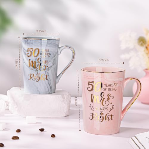 50th Wedding Anniversary for Couples, Gifts for Golden 50th
