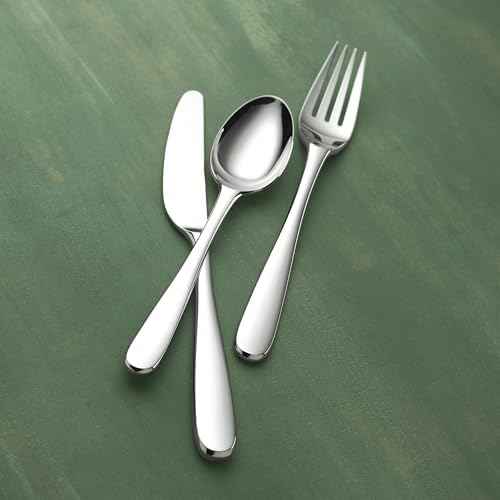 Lenox Stratton 65-Piece 18/10 Silverware Set for 12, Flatware