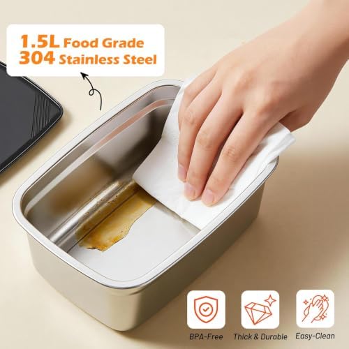 Cordless Electric Heated Lunch Box for Adults