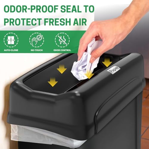 SDSNTE Trash Can Lid for 16/23 Gallon Slim Jim Trash Can