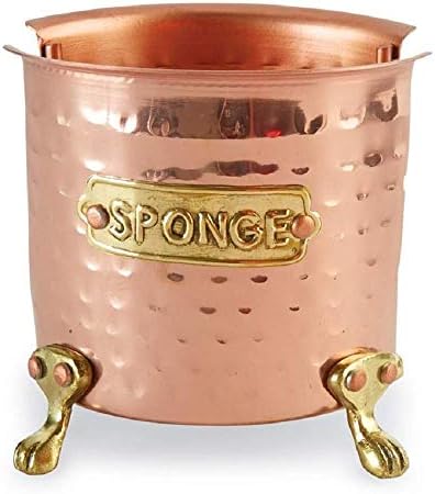 Mud Pie Copper Kitchen Sponge Holder Caddy