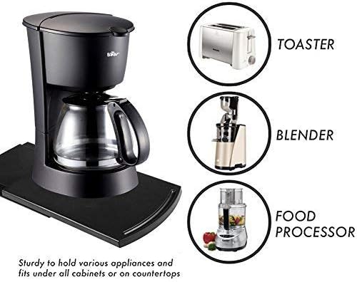 2 Pack Sliding Coffee Maker Tray, 12’’