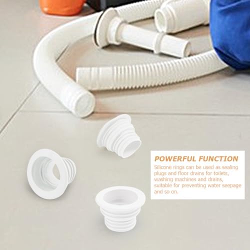 Drain Pipe Seal Hose Silicone Plug Sewer Sealing for Kitchen Bathroom