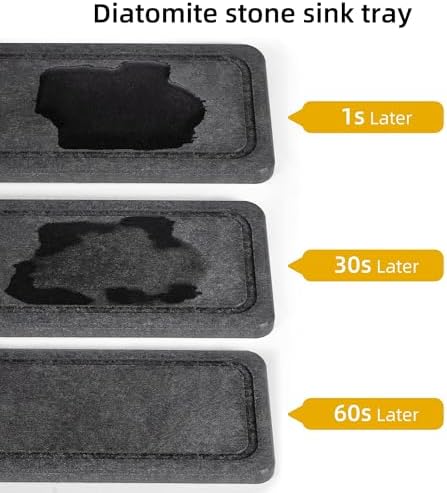 galasily Sink Caddy Organizer, Black