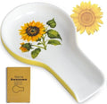 Spoon Rest for Stove Top Kitchen Decor Ceramic Spoon Holder