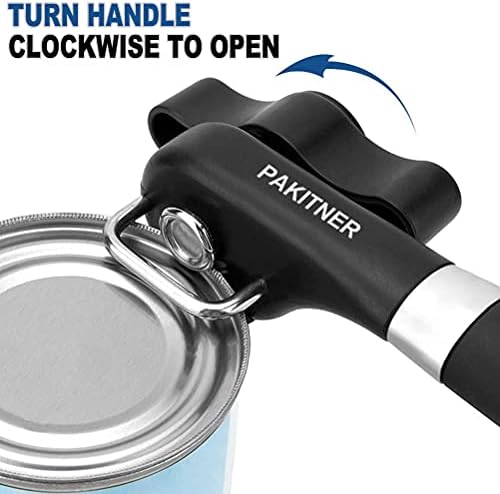 PAKITNER- Safe Cut Can Opener, Smooth Edge Can Opener - Handheld Easy