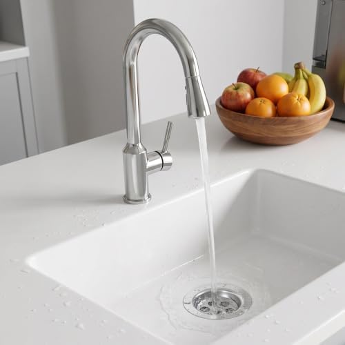 Lurrose 1 Set Kitchen Sink Drain Cover - 70mm/2.8inch Stainless Steel
