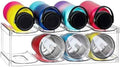 LARGER Compartment - 2 Tier Stackable Water Bottle Organizer Holder