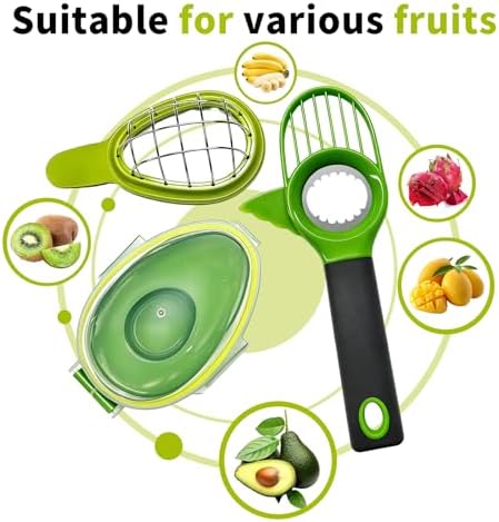 3 Set Avocado Slicer, Dishwasher Safe