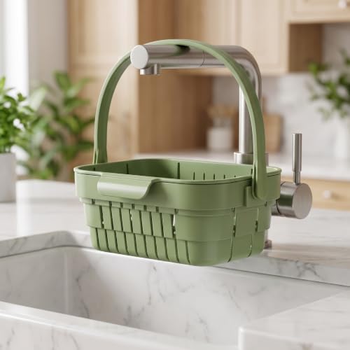 2-Pack Foldable Hanging Sink Strainer Basket, Collapsible