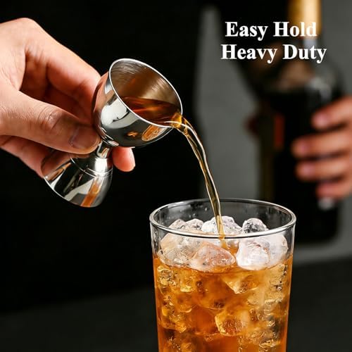Bartender Jigger - Premium Cocktail Bell Jiggers - 1oz & 2oz