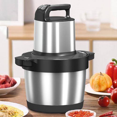 1500w Electric Food Processor & Meat Grinder, 6.0l Capacity