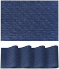 Artoid Mode Navy Blue Vinyl Placemats Set of 4, Washable Heat