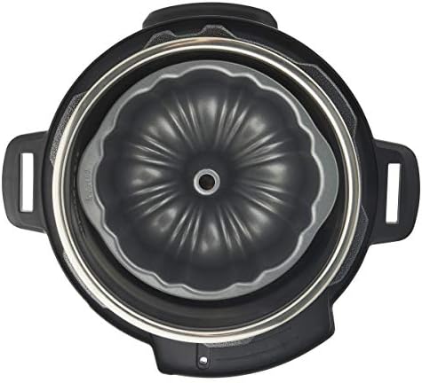 Instant Pot Official Non-Stick Fluted Cake Pan, 7-Inch, Gray