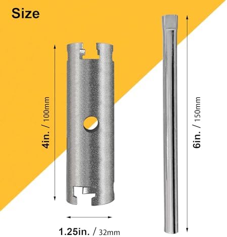 Hanpex Double-Sided Kitchen Sink Strainer Basket Wrench