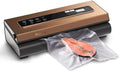 Mesliese 90kPa Vacuum Sealer, Dry/Moist Modes, 2 Bag Rolls & 5 Pre-cut