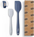 Bake Choice 2-Piece Heat Resistant Silicone Spatula Set with Steel