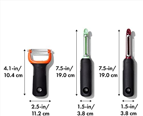 OXO Good Grips 3-Piece Peeler Set - Beet, Fennel, Yam