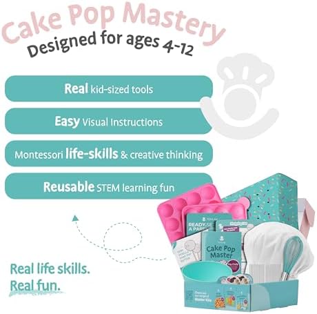 Tovla Jr. Kids Cake Pop Maker Kit, Ages 6-12