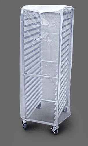 New Star Foodservice 36572 Plastic 20-Tier Commercial Kitchen Bun Pan Rack Cover by NewStarFoodservice