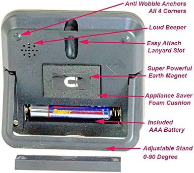 eT24 Stainless Steel Digital Kitchen Timer