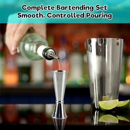 Double Cocktail Jigger Bartending Set Japanese Premium 304 Stainless