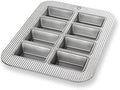 USA Pan Bakeware Nonstick Mini Loaf Pan, 8-Well