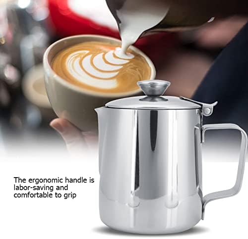 Milk Frothing Pitcher Stainless Steel Coffee Milk Frother Cup Mug Foam