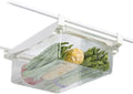 2 Pack Fridge Organizer Drawer, Pull Out Storage Tray with Transparent