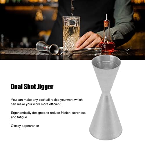 Stainless Steel Cocktail Jigger, Dual Shot Japanese Bartending