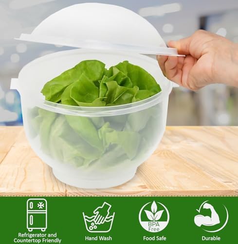 Home-X Lettuce Keeper - BPA-Free Lettuce Keeper for Refrigerator to