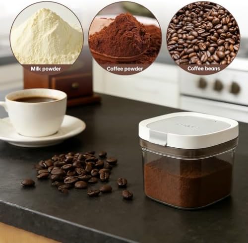 Airtight Coffee Canister 27oz/800ml, Storage Container with Hanging