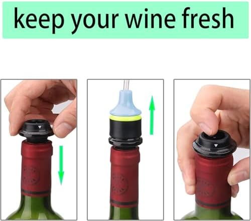 wine plugs Compatible with Deluxe Food VS-12 Vacuum Sealer,attachment
