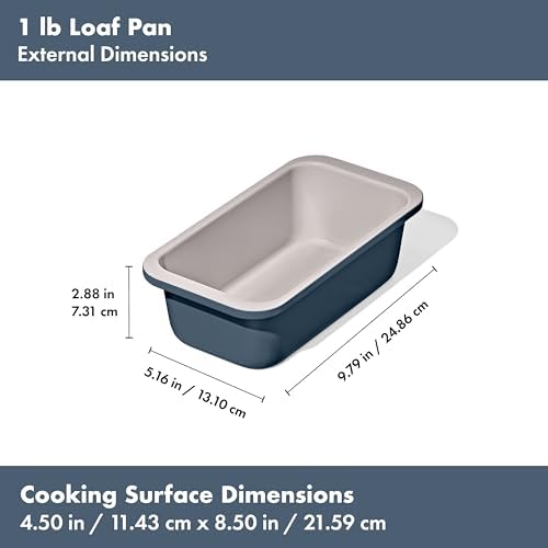 OXO Good Grips Non-Stick Pro Ceramic Coated Metal Bakeware, 1Lb Loaf
