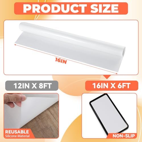 16IN x 6FT Silicone Baking Mat Roll - Large Food Grade Silicone Sheet