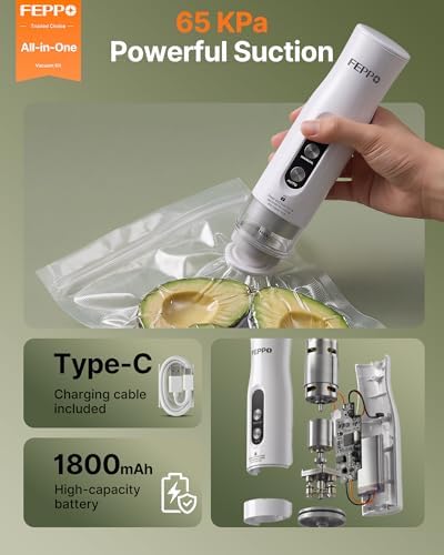 FEPPO Compact Vacuum Sealer with Containers & Bags