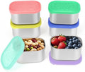 SOPHICO 8oz Kids Snack Containers with Silicone Lid, 1 Cup for School