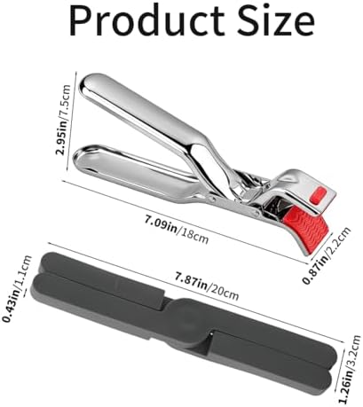 Stainless Steel Hot Plate Gripper Clips, 2Pcs