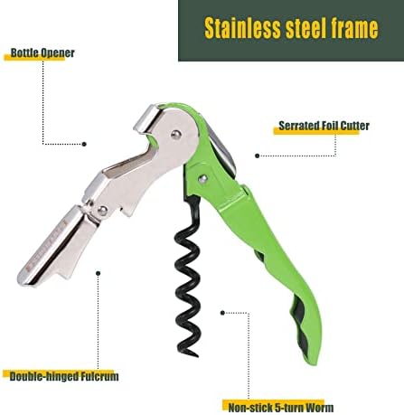 Waiters Corkscrew, Wine Bottle Opener, Wine Key, Multi-Functional