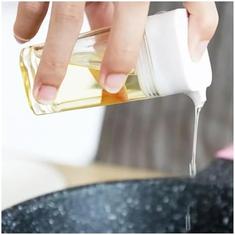 3PCS-Household Kitchen Seasoning Box Jar Transparent Oil Salt Pepper