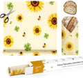 14 x 55 Inch Beeswax Wrap Roll, Sunflower