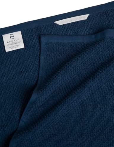 Bumble Kitchen Towels 6 Pack 100% Cotton 16"x26" - Blue Wide Stripe
